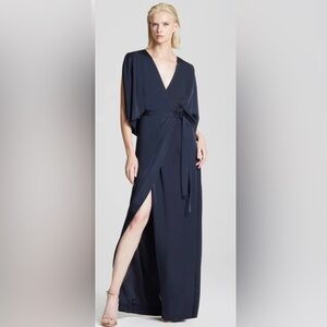 Halston Evening Navy Dress